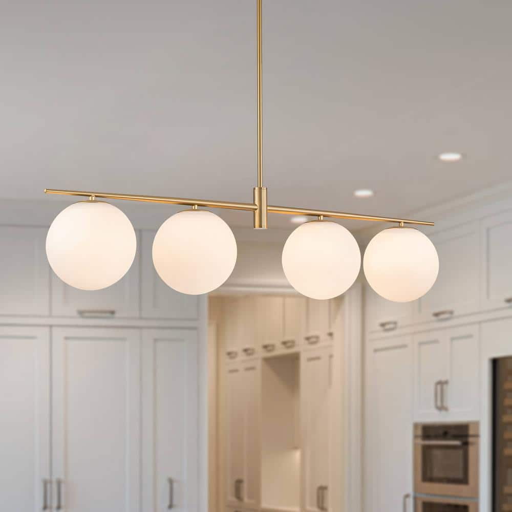 EDISLIVE Deerfield 4 Light Modern Brass Linear Kitchen Island   Brass Edislive Chandeliers 81010000050588 64 1000 