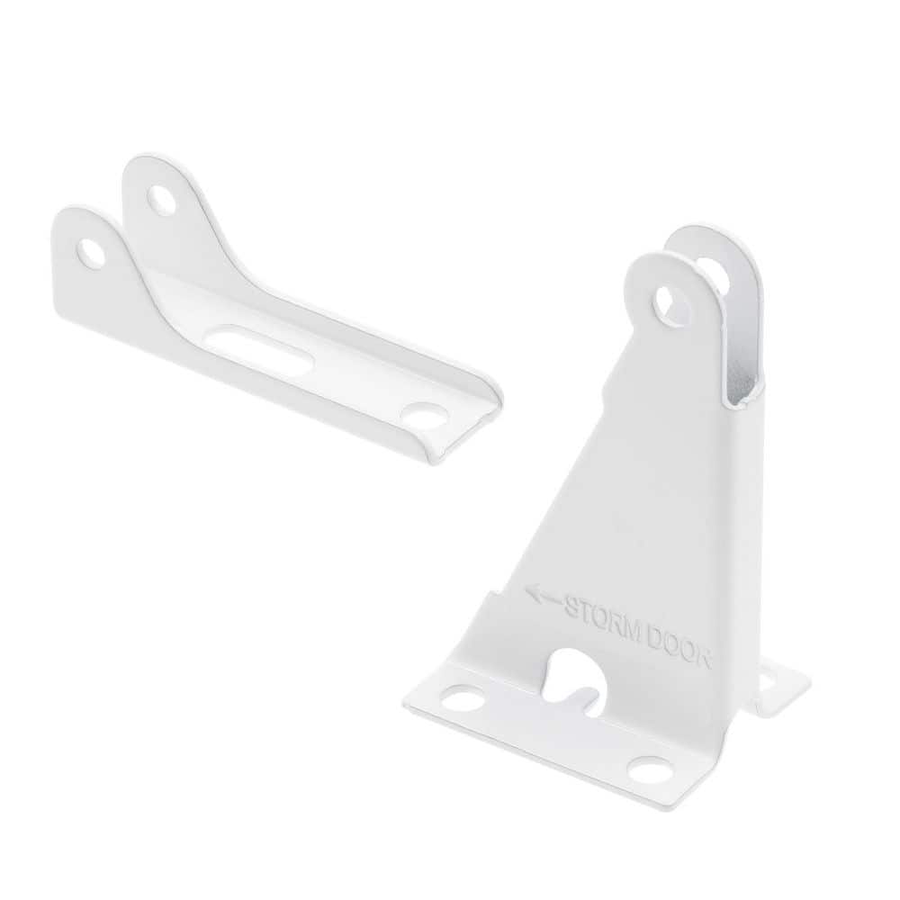 Storm and Screen Door Closer Jamb Bracket Repair Kit, White (Single Pack) price history on PriceWatchPro