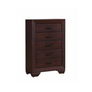 Acme Louis Phillipe III 5-Drawer Chest in Cherry 19526