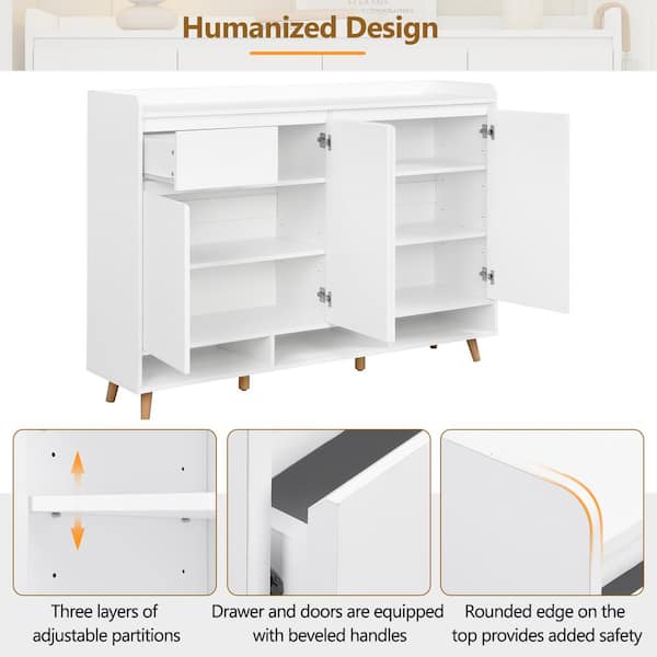Drawer - Drawer Aラインカットソー Unavailable: Modern White 6 Drawer Dresser For Bedroom