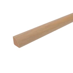 Pelso 0.75 in. Thick x 0.75 in. Wide x 94 in. Length Wood Quarter Round Molding