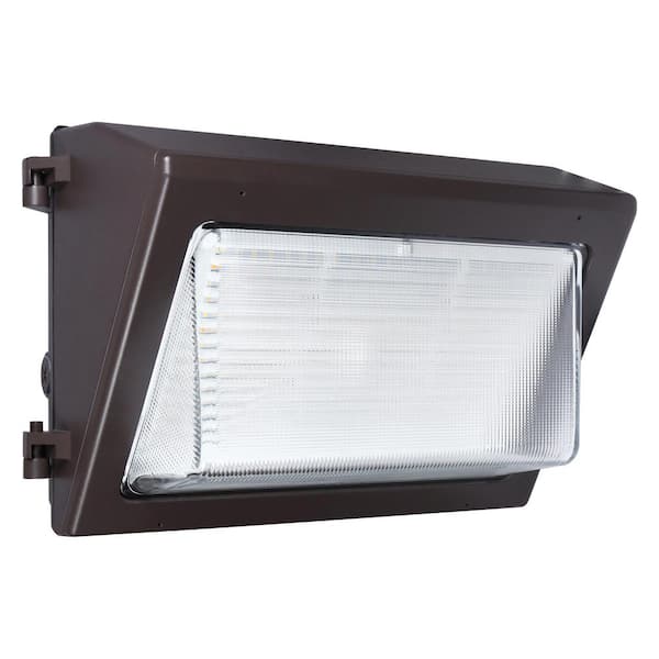 LEDVANCE 80-Watt Equivalent Integrated LED Bronze CCT Selectable Wall Pack Light, 3000/4000/5000K