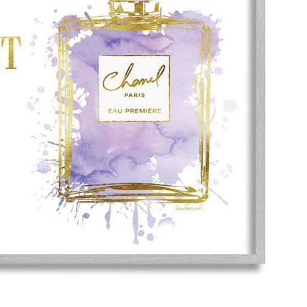 The Stupell Home Decor Collection Beauty Begin Designer Quote Glam Perfume  Bottle by Amanda Greenwood Unframed Typography Art Print 20 in. x 16 in. am- 051_cn_16x20 - The Home Depot
