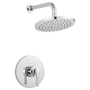 Studio S 1-Handle Shower Faucet Trim Kit for Flash Rough-in Valves in Polished Chrome (Valve Not Included)