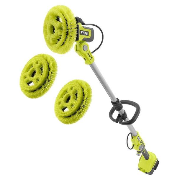 RYOBI ONE+ 18V Cordless Soap Dispensing Scrubber (Tool Only) with