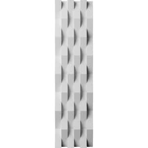 1 in. x 1/2 ft. x 2 ft. EdgeCraft Chesapeake Style Seamless White PVC Decorative Wall Paneling (8-Pack)