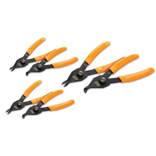 GEARWRENCH Convertible Push Button Snap Ring Pliers Set with