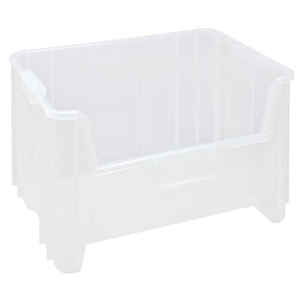 Giant Stack 41.66 qt. Container in Clear (3-Pack)