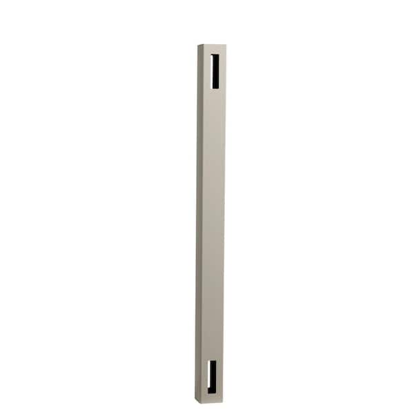 Veranda 5 in. x 5 in. x 9 ft. Fairfax Almond Vinyl Privacy Fence Line Post
