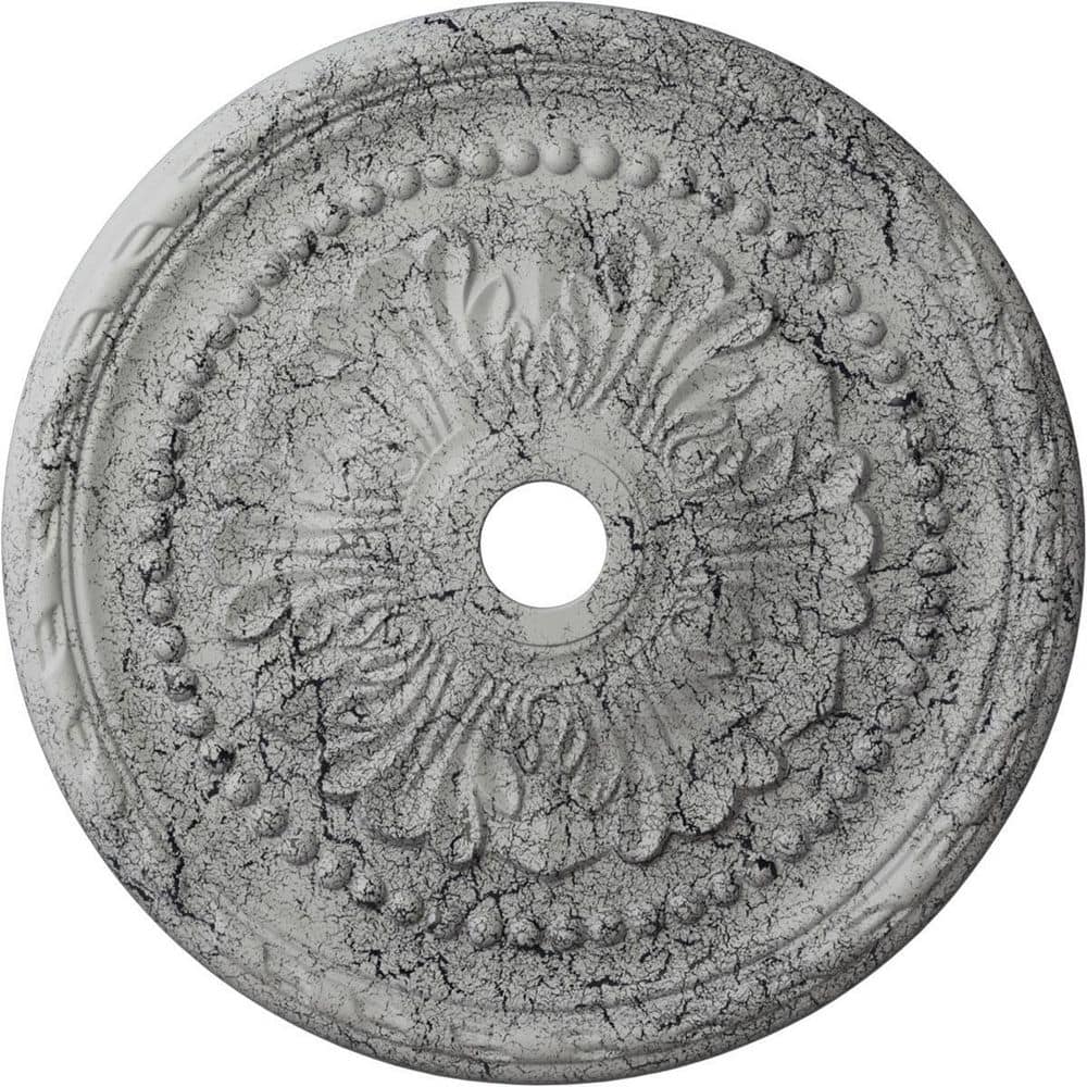 1-3/4 in. x 31-1/2 in. x 31-1/2 in. Polyurethane Palmetto Ceiling Medallion, Ultra Pure White Crackle price history on PriceWatchPro