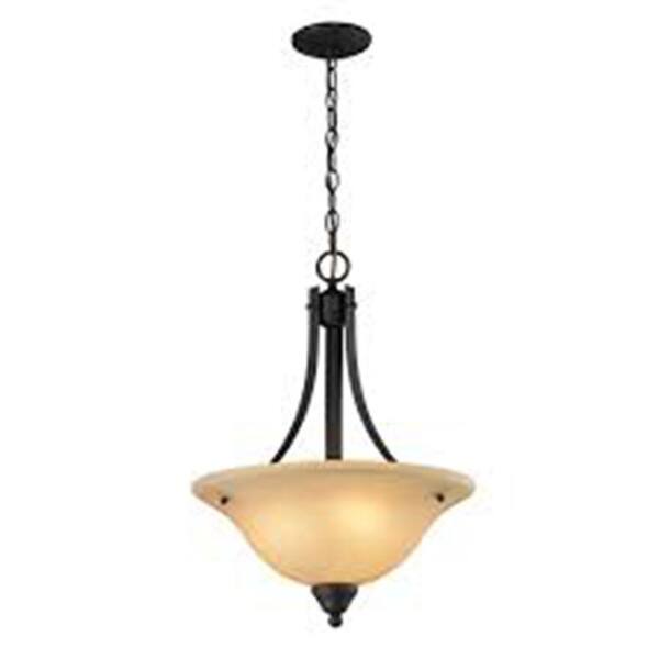 Filament Design Lawrence 3-Light Bronze Incandescent Ceiling Pendant