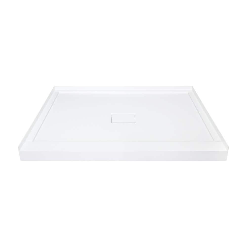 White 36'' x 36'' Low Threshold Square Shower Base