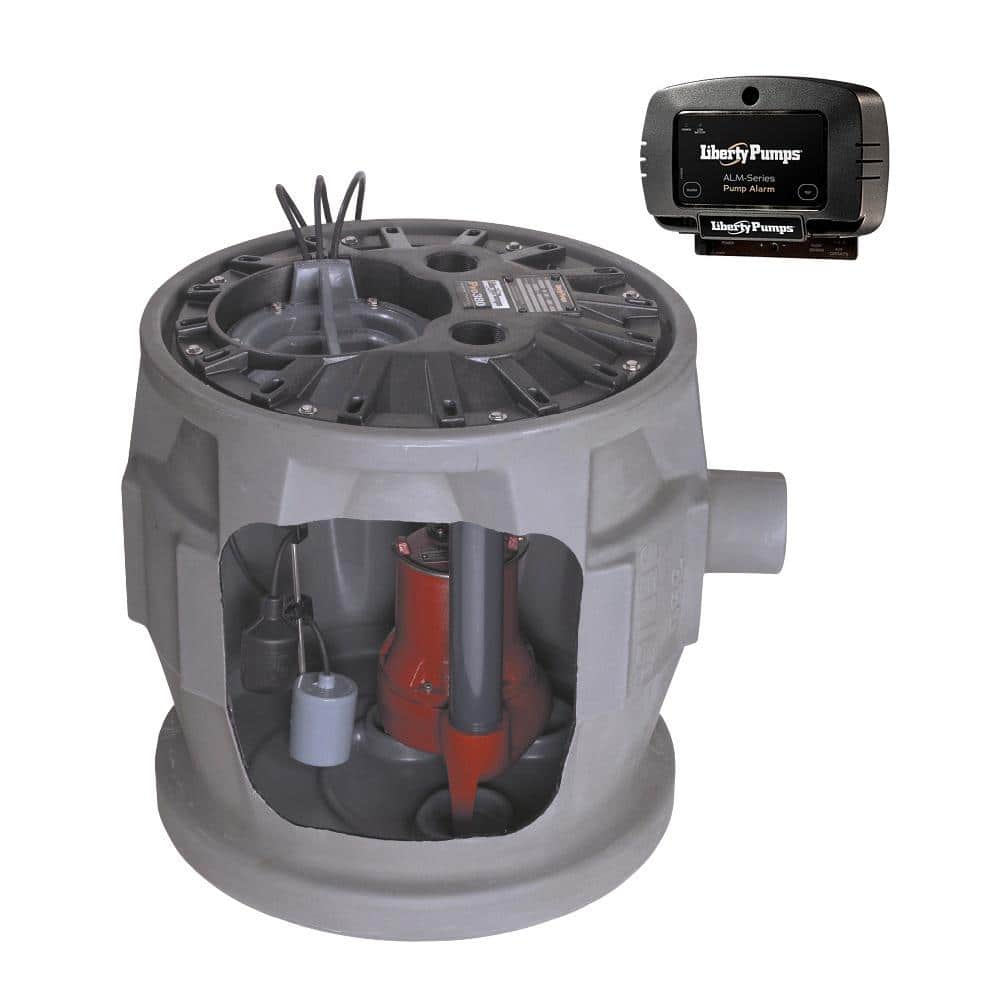 Pro380 Series 4/10 HP Submersible Pre-Assembled Simplex Sewage System with LE41 Pump, Polyethylene Basin, and Alarm price history on PriceWatchPro