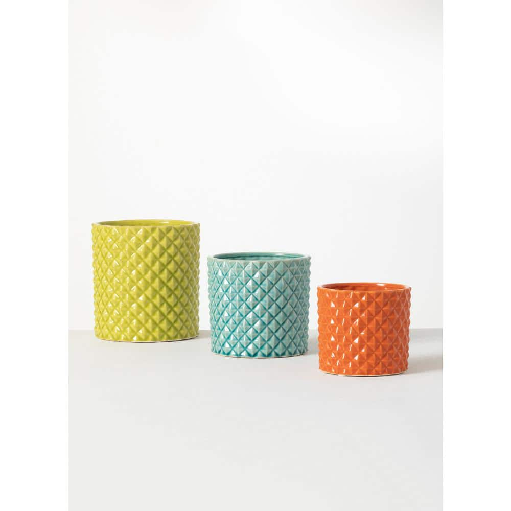 Willa Speckled Glass Tumblers, Set of 6 (Set of 6) Color: Aqua