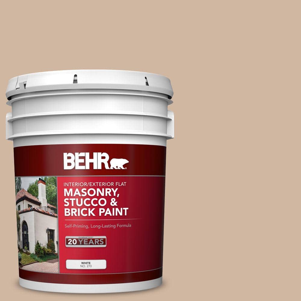 5 gal. #N240-3 Sonoran Desert Flat Interior/Exterior Masonry, Stucco and Br