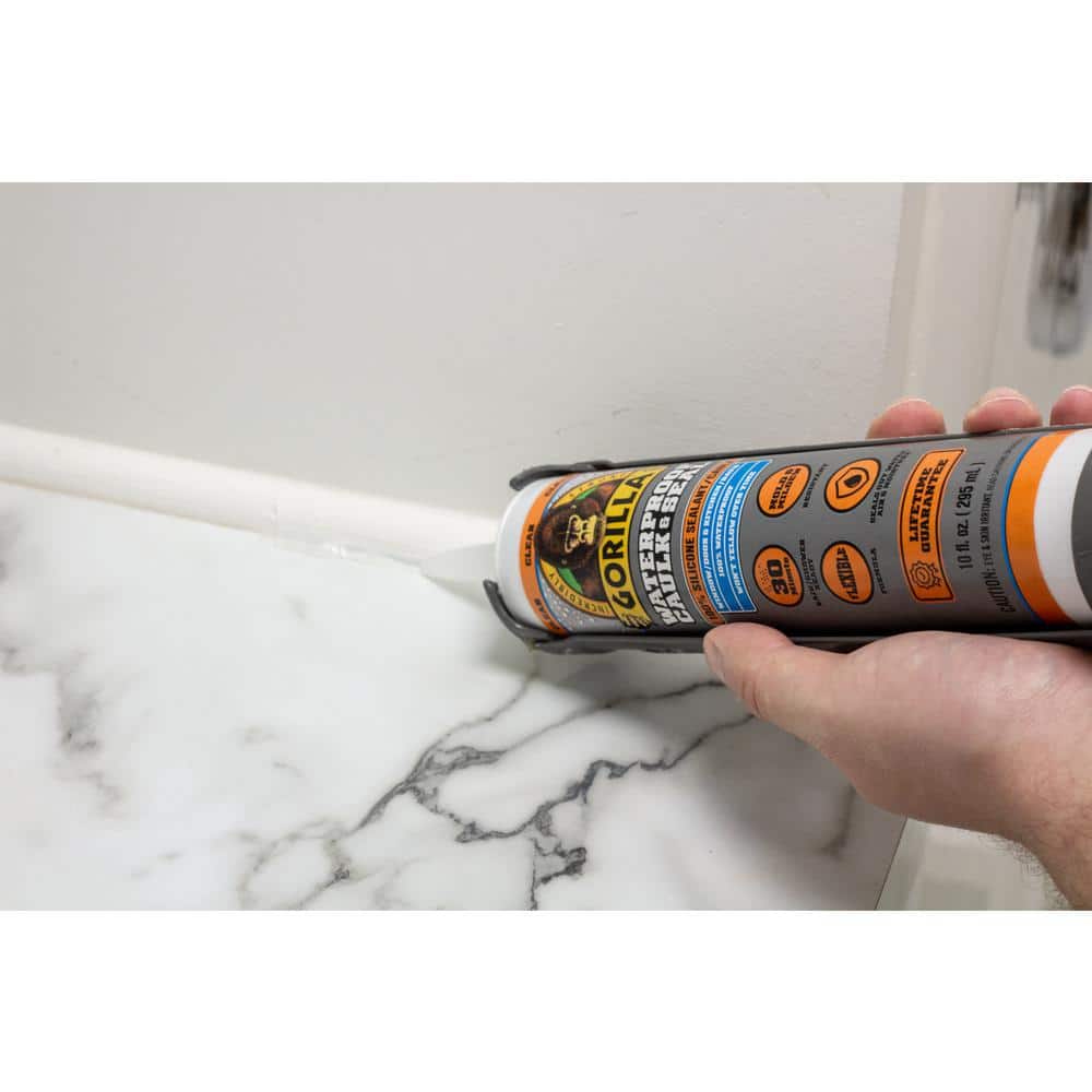 Clear Silicone Waterproof Caulk & Sealant Pack of 12