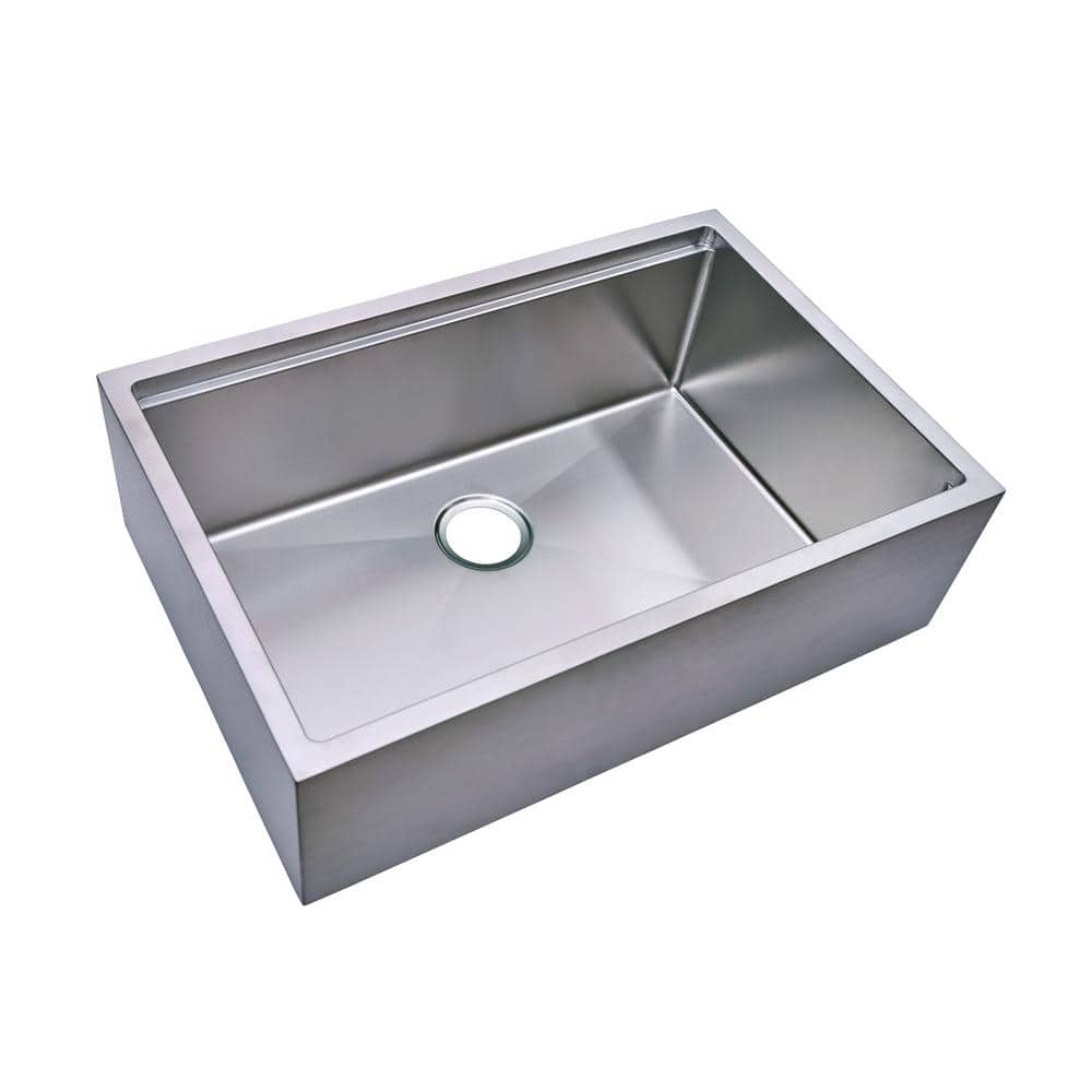 Bailey 33'' Stainless Steel Farmhouse Single Bowl Kitchen Sink