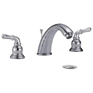 Dionna 8 in. Widespread 2-Handle Bathroom Faucet in Polished Chrome