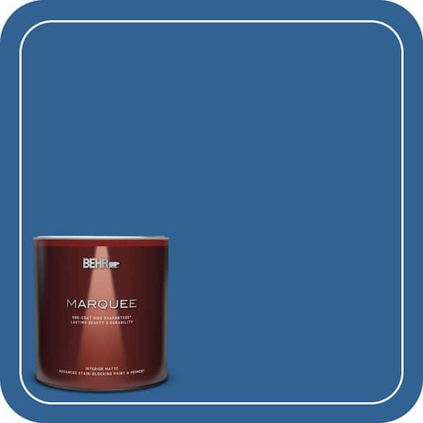 BEHR MARQUEE 1 qt. #S-G-580 Running Water Matte Interior Paint & Primer