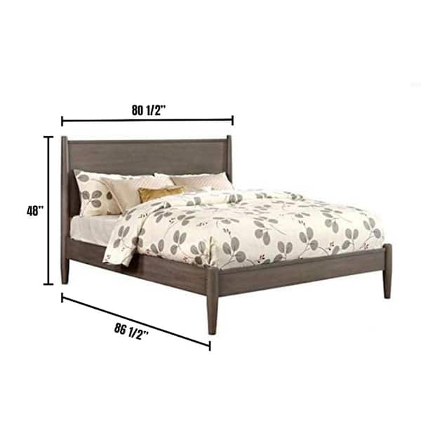 William's Home Furnishing Lennart Gray Eastern King Bed