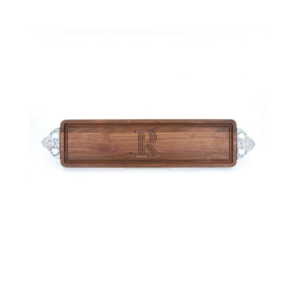 BigWood Boards Walnut Bread Board with Handles R