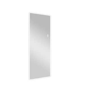 21.7 in. W x 65 in. H Full Length LED Mirror Wall-Mounted Mirror Intelligent Human Body Induction Mirrors Rounded Corner
