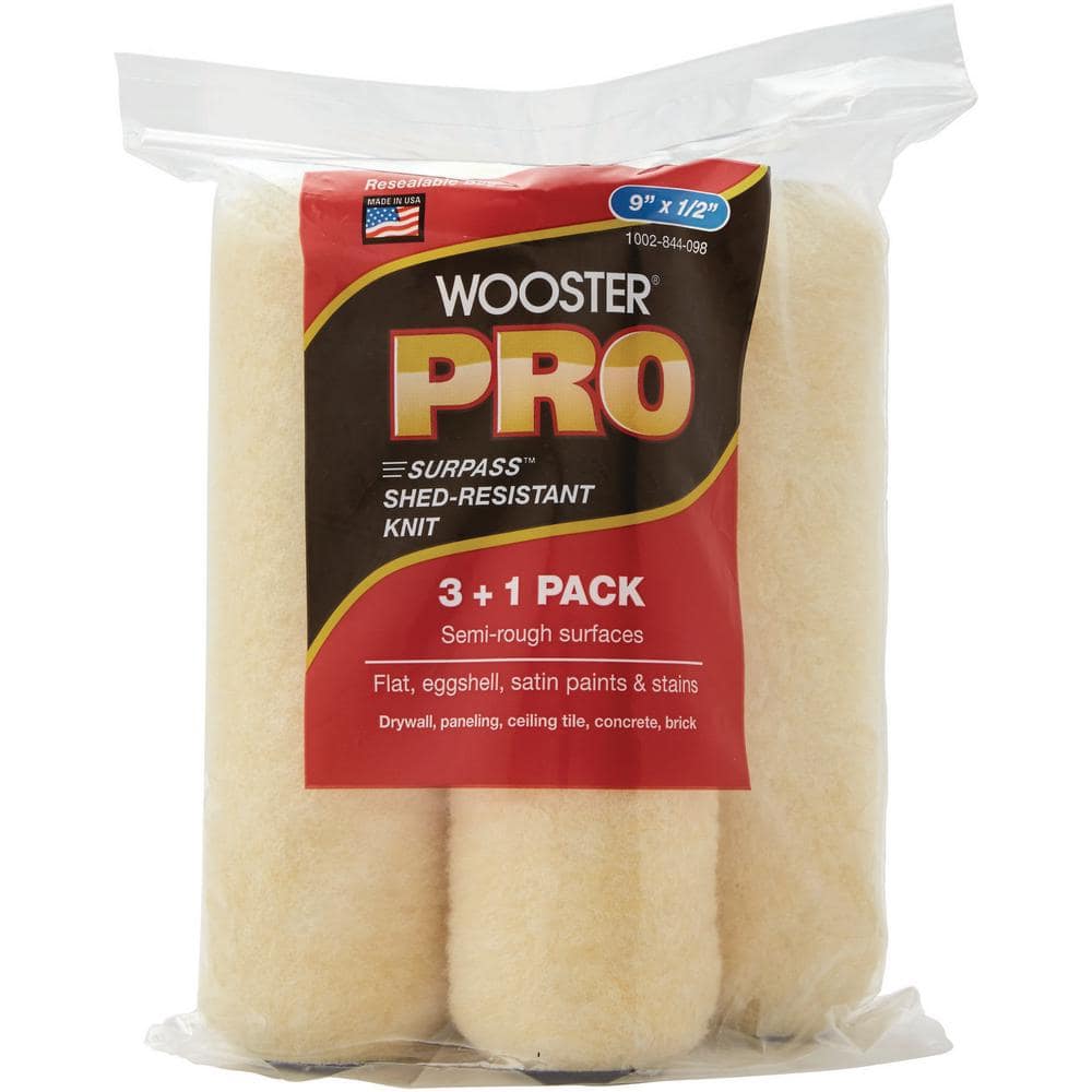 Wooster 9 in. x 1/2 in. Pro Surpass ShedResistant Knit HighDensity