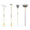 True Temper 48-57 in. Hardwood/Aluminum Handle Steel/Aluminum Tine Rake Combo Set 10000-07547