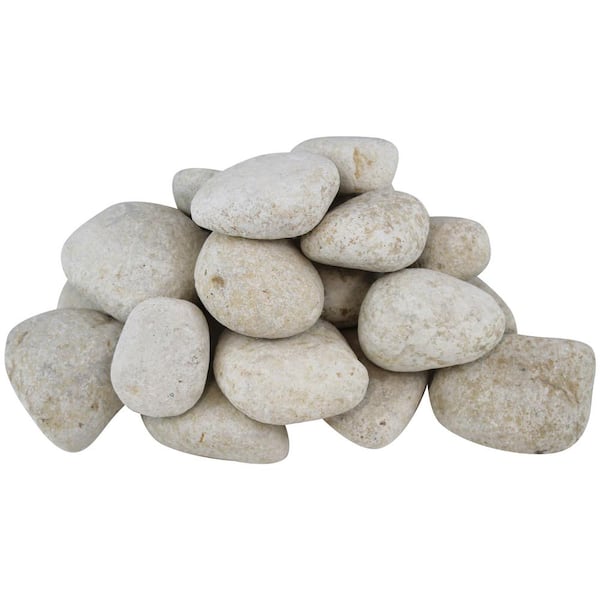 Rain Forest 0.40 cu. ft. 1 in. to 3 in. 30 lbs. Small Egg Rock Caribbean Beach Pebbles