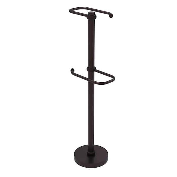 Allied Brass Freestanding Toilet Paper Holder in Antique Bronze
