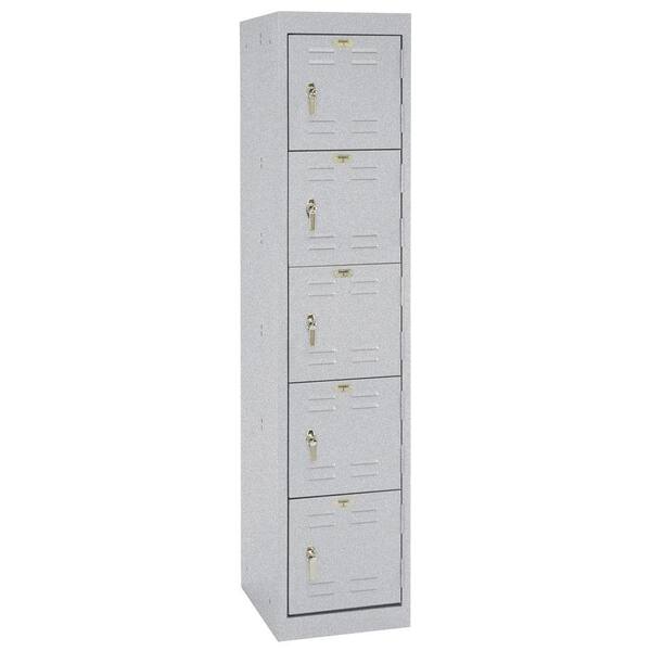 Sandusky 15 in. W x 66 in. H x 18 in. D 5-Tier Welded Storage Locker in Multi Granite