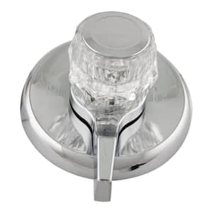 5-1/2 in. Deluxe Trim Kit in Chrome and Clear for Mixet Non-Pressure Balance Tub and Shower Faucets