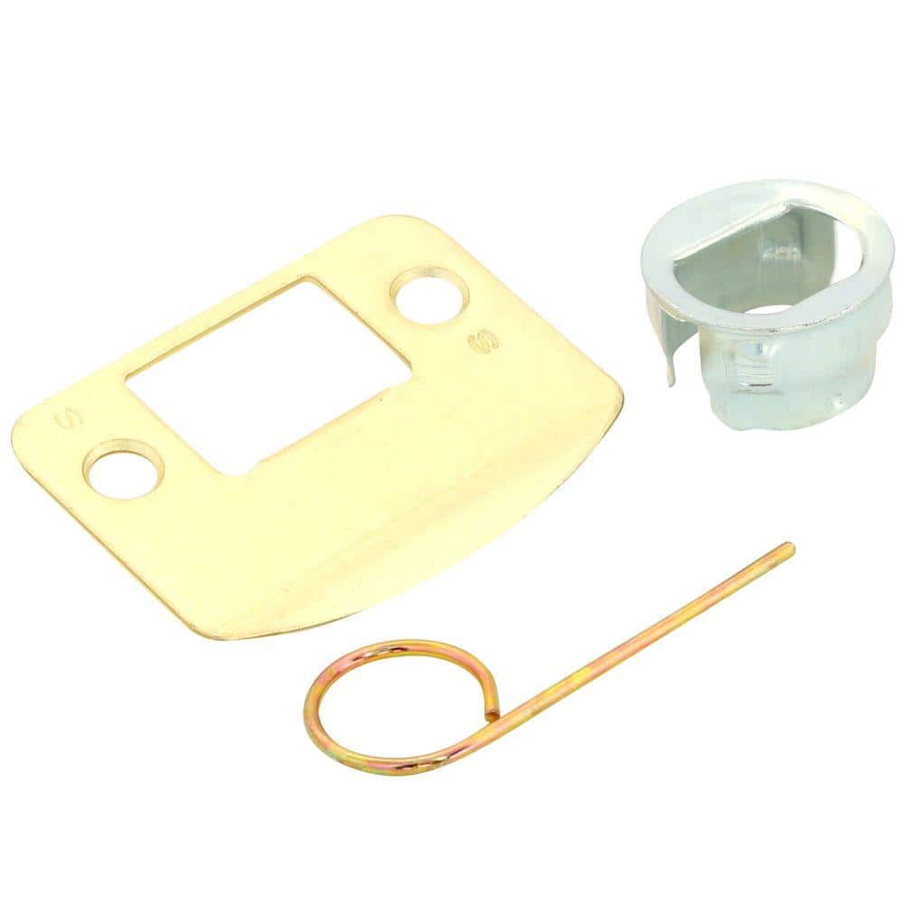 Bright Brass Privacy Door Lever with Elegant Wave Design