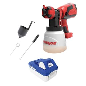 24-Volt Cordless HVLP Handheld Paint Sprayer Kit with 4.0 Ah Battery + Charger