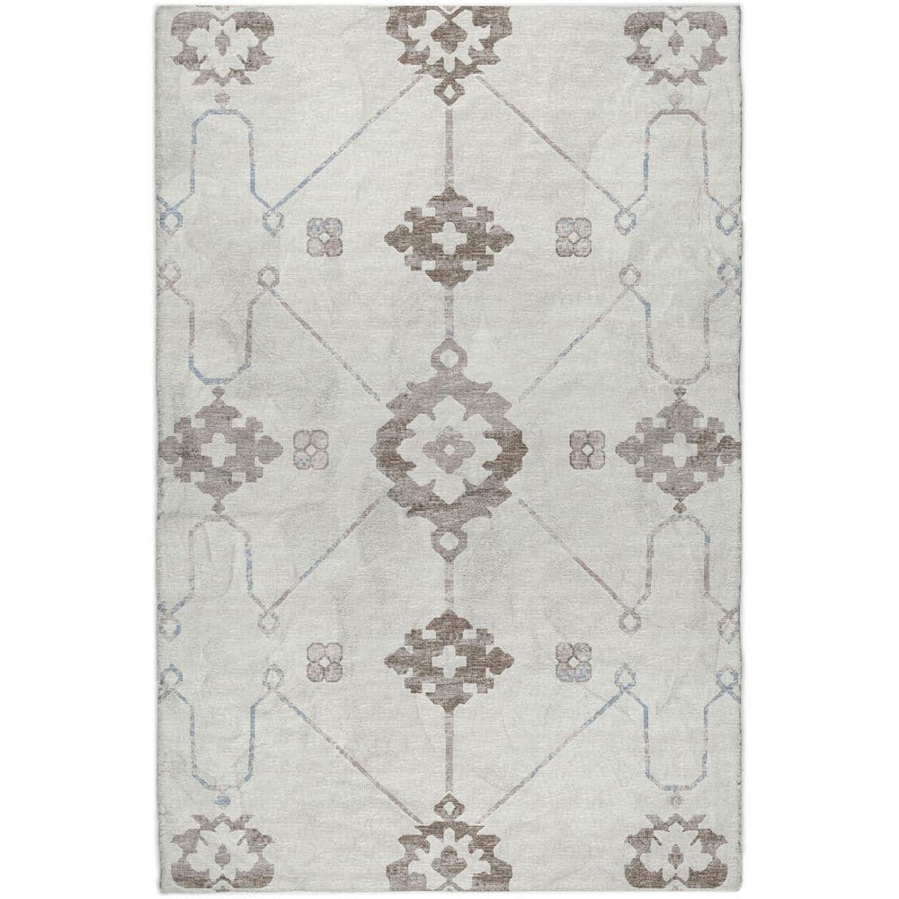 Dream Shag Premium Machine Washable Abstract ADS122 Taupe 3 ft. x 5 ft. Area Rug price history on PriceWatchPro