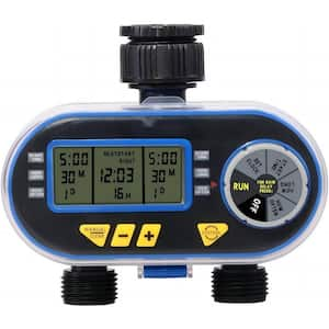 Outdoor Water Timer for Garden Hose, Sprinkler Timer, Programmable Hose Timer with Rain Delay/Manual