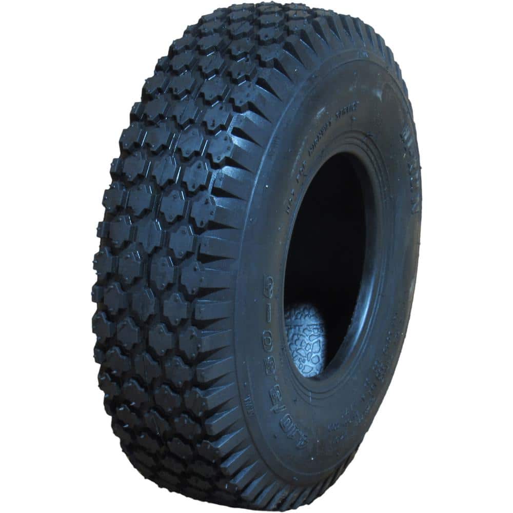 Pack of 2 Tires, Deli Tire 4.10/3.50-5, Slick Smooth, 4 Ply, Tubeless,  410x350x5
