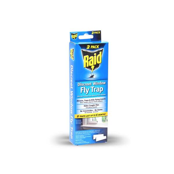 RAID Window Fly Trap is PERFECT because you DON'T EVEN SEE IT!! Goes on  clear, works great, never in your way, and removal is hassle-…