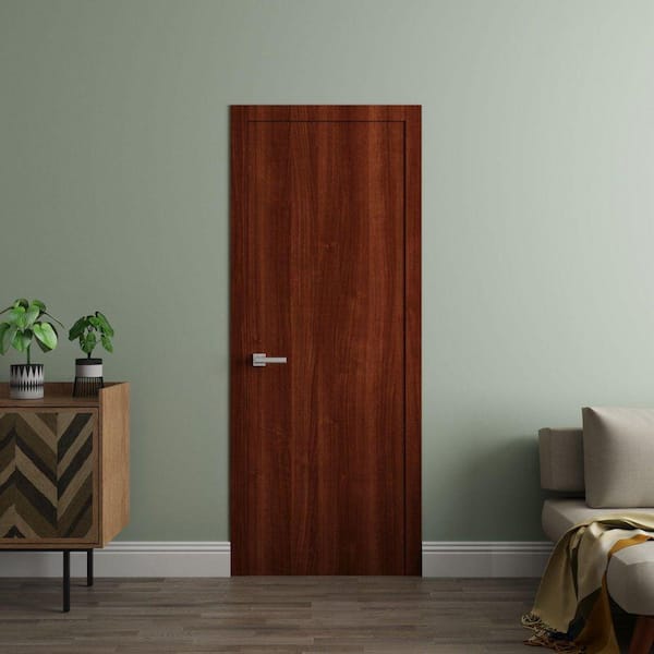 Sartodoors 3011 32 in. x 84 in. Sold Core Walnut Franko Color Wood