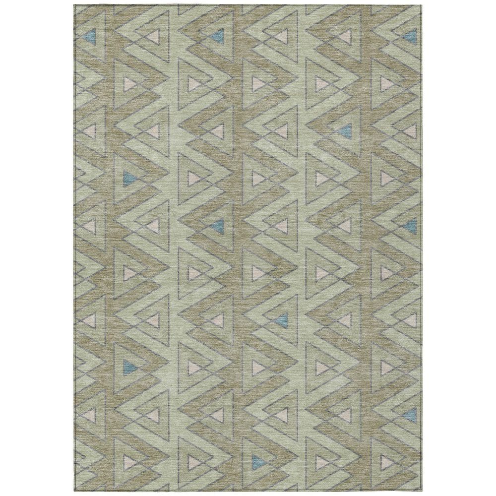 Chantille Machine Washable Indoor/Outdoor Abstract ACN2560 Celery 3 ft. x 4 ft. Area Rug price history on PriceWatchPro