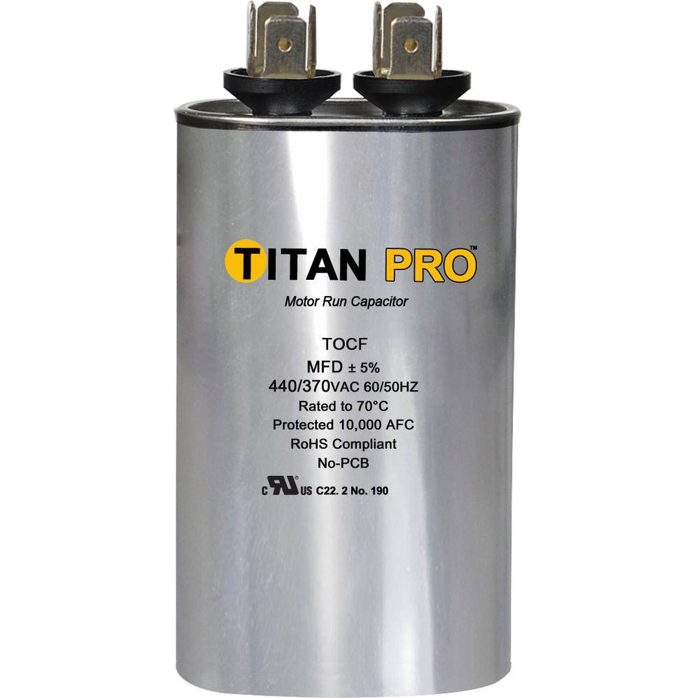 Run Capacitor 40 MFD 440/370-Volt Oval price history on PriceWatchPro