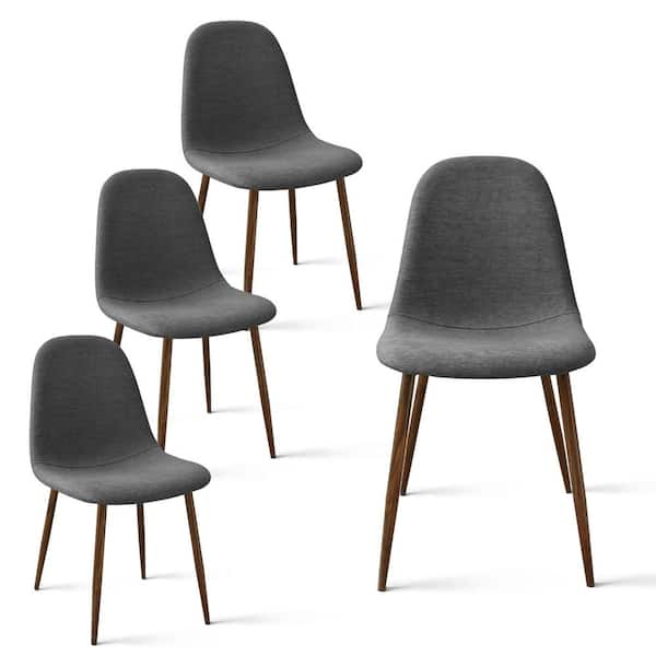 Elevens BINGO Fabric Upholstered Dining Chair (Set of 4)