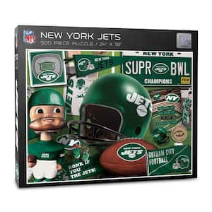 New York Jets 8 Wooden Football Player Handmade Wood 