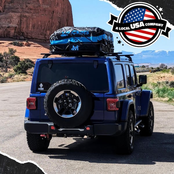 Mockins 84 in. x 39 in. x 6 in. Expandable Rooftop Cargo Carrier with 35 cu. ft. Waterproof Cargo Bag, Net, and Straps