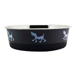 Stainless Steel Pet Bonded Fusion Bowl in Black Base