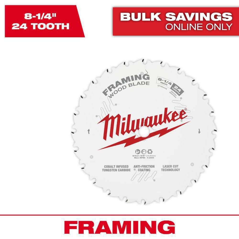 8-1/4 in. x 24-Tooth Framing Circular Saw Blade price history on PriceWatchPro