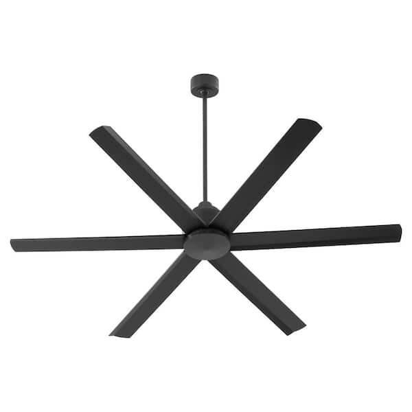 Titus 65 in. 6-Blade Modernistically 6 Speed in Matte Black Ceiling Fan
