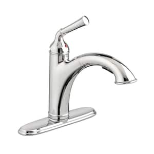 Portsmouth Single-Handle Pull-Out Sprayer Kitchen Faucet 1.5 gpm in Polished Chrome