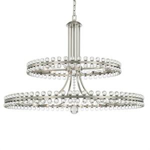 Clover 24-Light Brushed Nickel Standard Chandelier