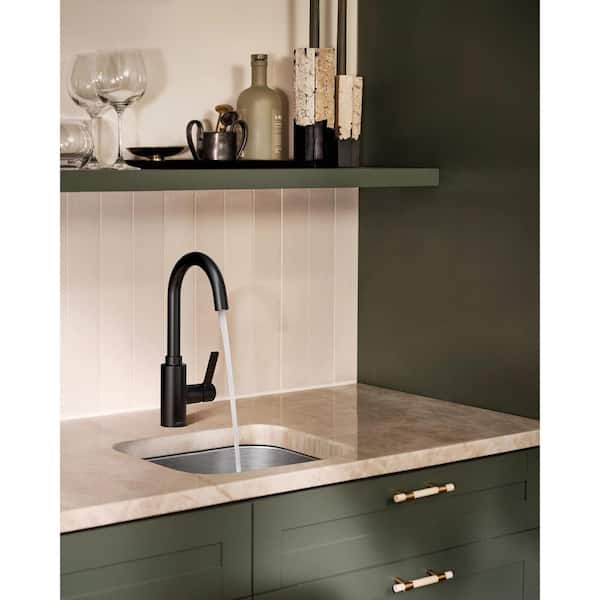 Genta LX Single-Handle Bar Faucet in Matte Black